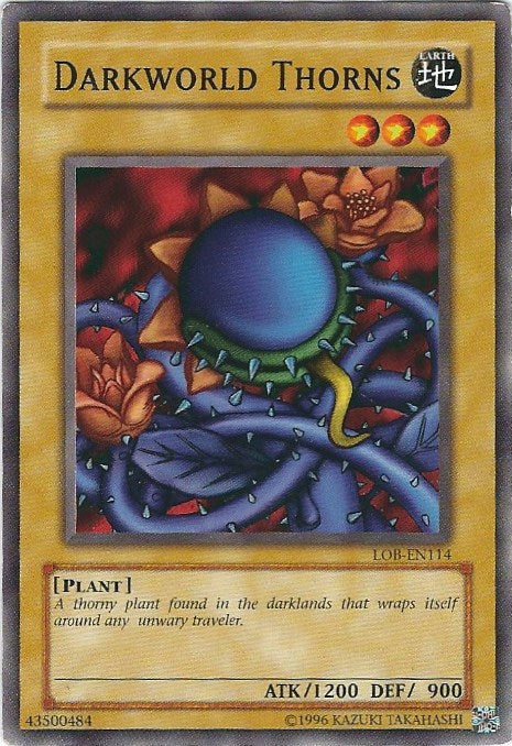 Darkworld Thorns [LOB-EN114] Common - Yu-Gi-Oh! - Card Brawlers | Quebec | Canada |