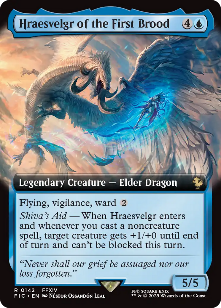 Hraesvelgr of the First Brood (Extended Art) [FINAL FANTASY Commander] - Magic: The Gathering - Card Brawlers | Quebec | Canada |