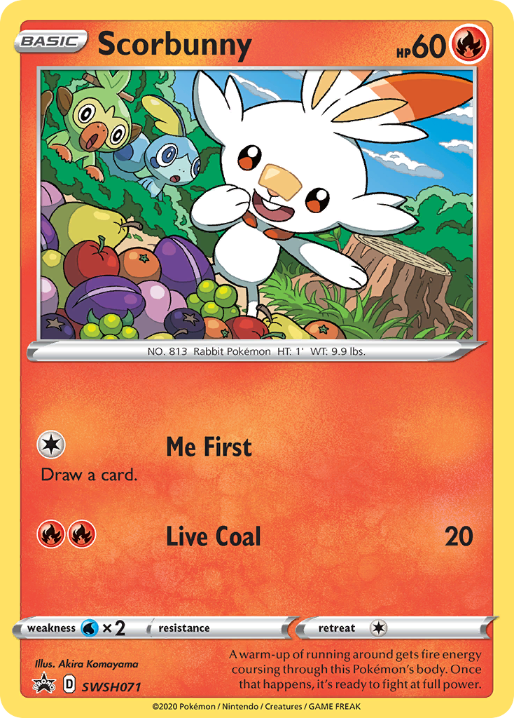 Scorbunny (SWSH071) [Sword & Shield: Black Star Promos] - Pokémon - Card Brawlers | Quebec | Canada |