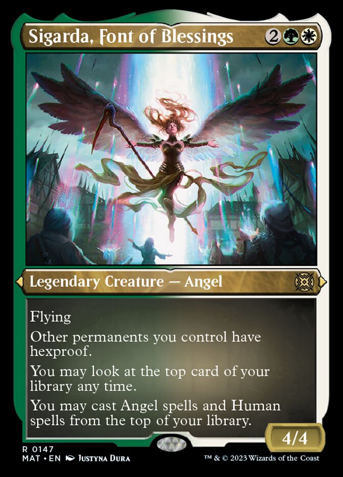 Sigarda, Font of Blessings (Foil Etched) [March of the Machine: The Aftermath] - Magic: The Gathering - Card Brawlers | Quebec | Canada |
