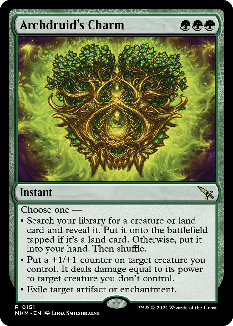 Archdruid's Charm [Murders at Karlov Manor] - Magic: The Gathering - Card Brawlers | Quebec | Canada |