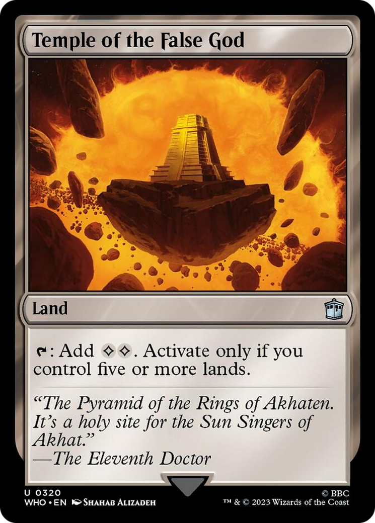 Temple of the False God [Doctor Who] - Magic: The Gathering - Card Brawlers | Quebec | Canada |