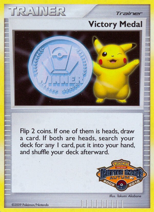 Victory Medal (2009-2010) (Battle Road Autumn) [League & Championship Cards] - Pokémon - Card Brawlers | Quebec | Canada |