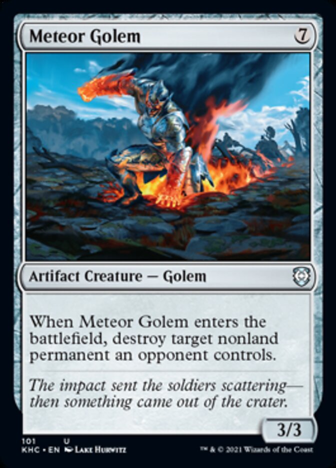 Meteor Golem [Kaldheim Commander] - Magic: The Gathering - Card Brawlers | Quebec | Canada |