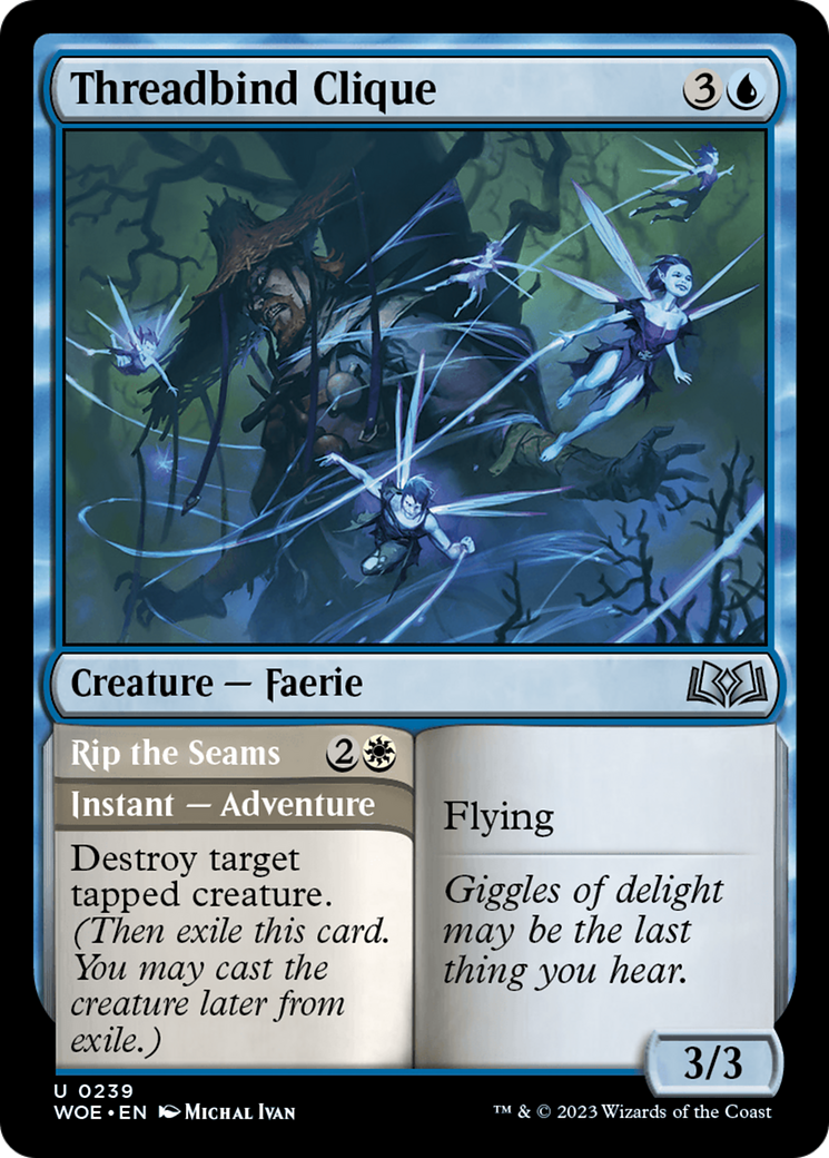 Threadbind Clique // Rip the Seams [Wilds of Eldraine] - Magic: The Gathering - Card Brawlers | Quebec | Canada |