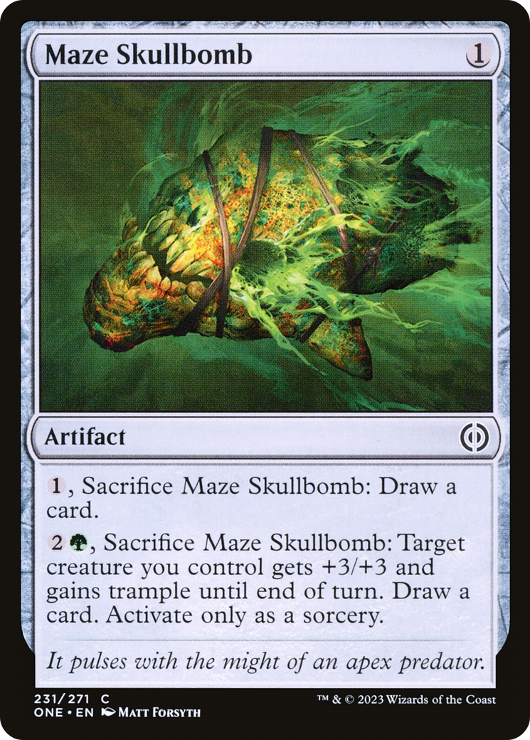 Maze Skullbomb [Phyrexia: All Will Be One] - Magic: The Gathering - Card Brawlers | Quebec | Canada |