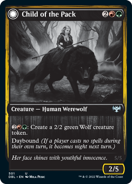 Child of the Pack // Savage Packmate [Innistrad: Double Feature] - Magic: The Gathering - Card Brawlers | Quebec | Canada |