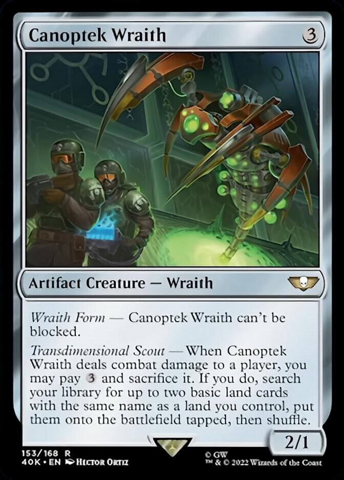 Canoptek Wraith [Warhammer 40,000] - Magic: The Gathering - Card Brawlers | Quebec | Canada |