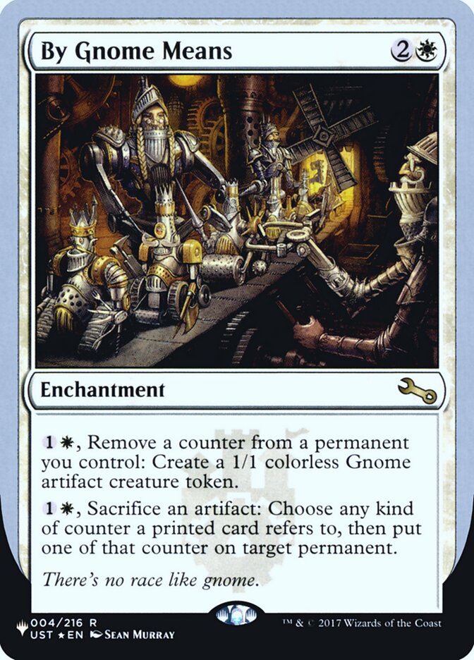 By Gnome Means (Unfinity Foil Edition) [The List] - Magic: The Gathering - Card Brawlers | Quebec | Canada |