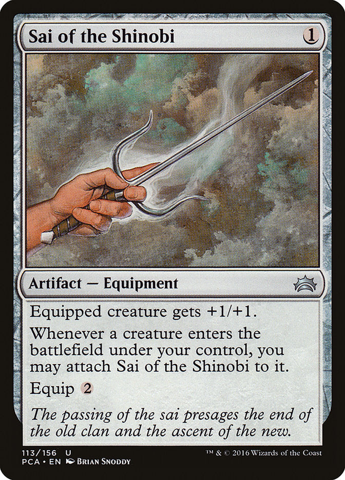 Sai of the Shinobi [Planechase Anthology] - Magic: The Gathering - Card Brawlers | Quebec | Canada |