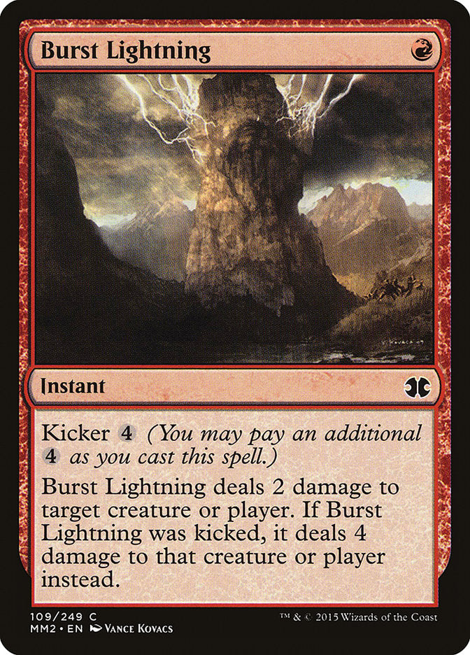Burst Lightning [Modern Masters 2015] - Magic: The Gathering - Card Brawlers | Quebec | Canada |