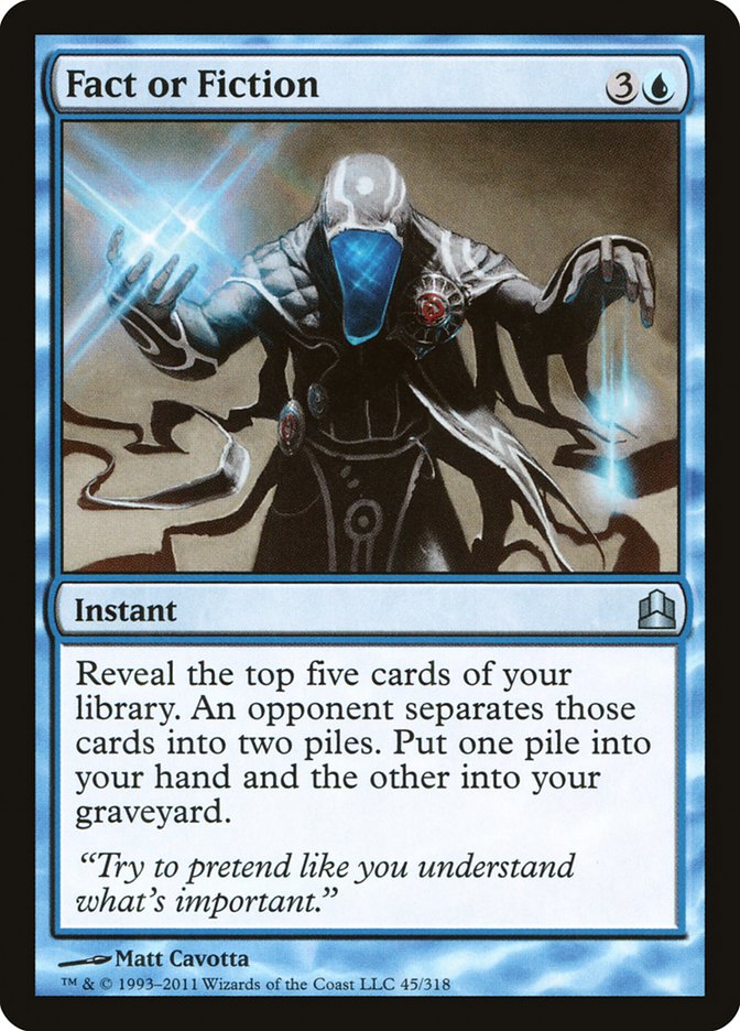 Fact or Fiction [Commander 2011] - Magic: The Gathering - Card Brawlers | Quebec | Canada |