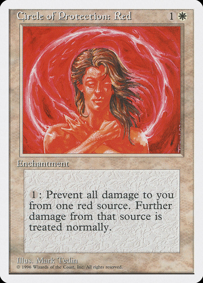Circle of Protection: Red [Introductory Two-Player Set] - Magic: The Gathering - Card Brawlers | Quebec | Canada |