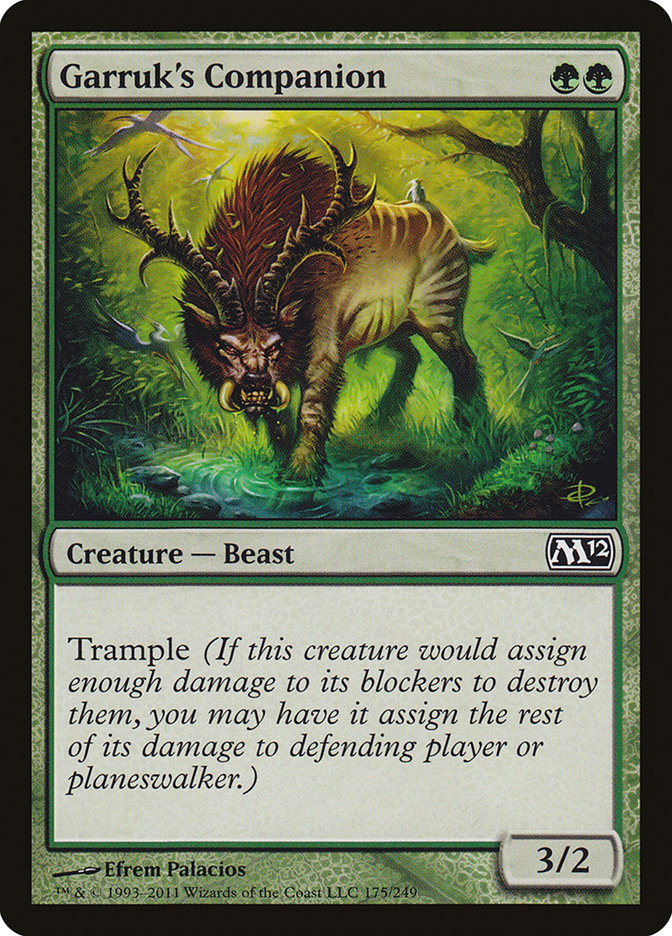 Garruk's Companion [Magic 2012] - Magic: The Gathering - Card Brawlers | Quebec | Canada |