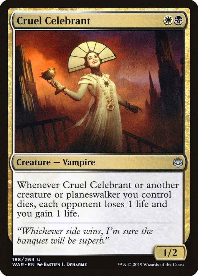 Cruel Celebrant [War of the Spark] - Magic: The Gathering - Card Brawlers | Quebec | Canada |