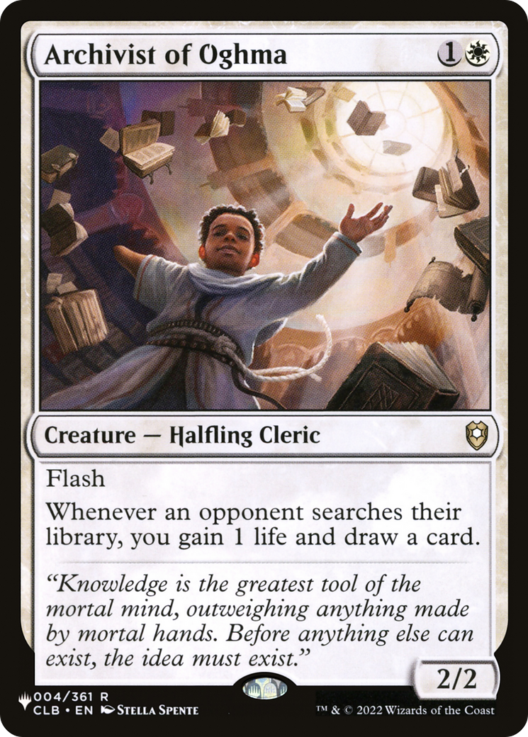 Archivist of Oghma [The List] - Magic: The Gathering - Card Brawlers | Quebec | Canada |