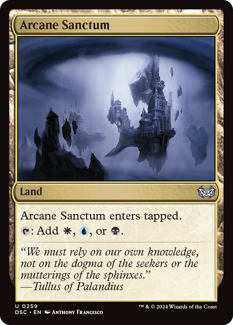 Arcane Sanctum [Duskmourn: House of Horror Commander] - Magic: The Gathering - Card Brawlers | Quebec | Canada |
