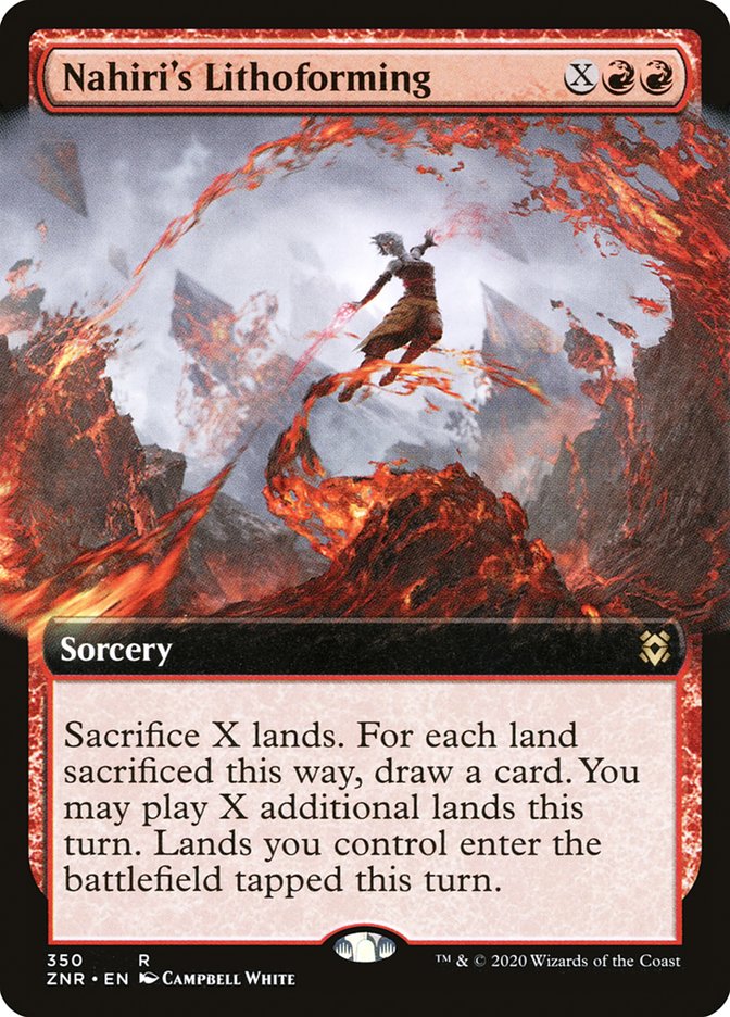 Nahiri's Lithoforming (Extended Art) [Zendikar Rising] - Magic: The Gathering - Card Brawlers | Quebec | Canada |