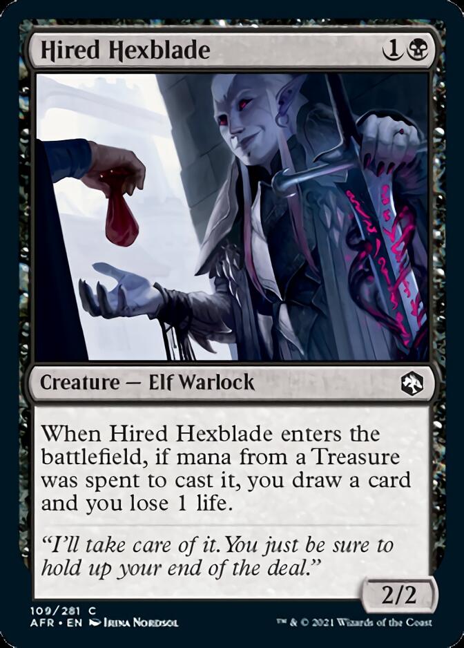 Hired Hexblade [Dungeons & Dragons: Adventures in the Forgotten Realms] - Magic: The Gathering - Card Brawlers | Quebec | Canada |