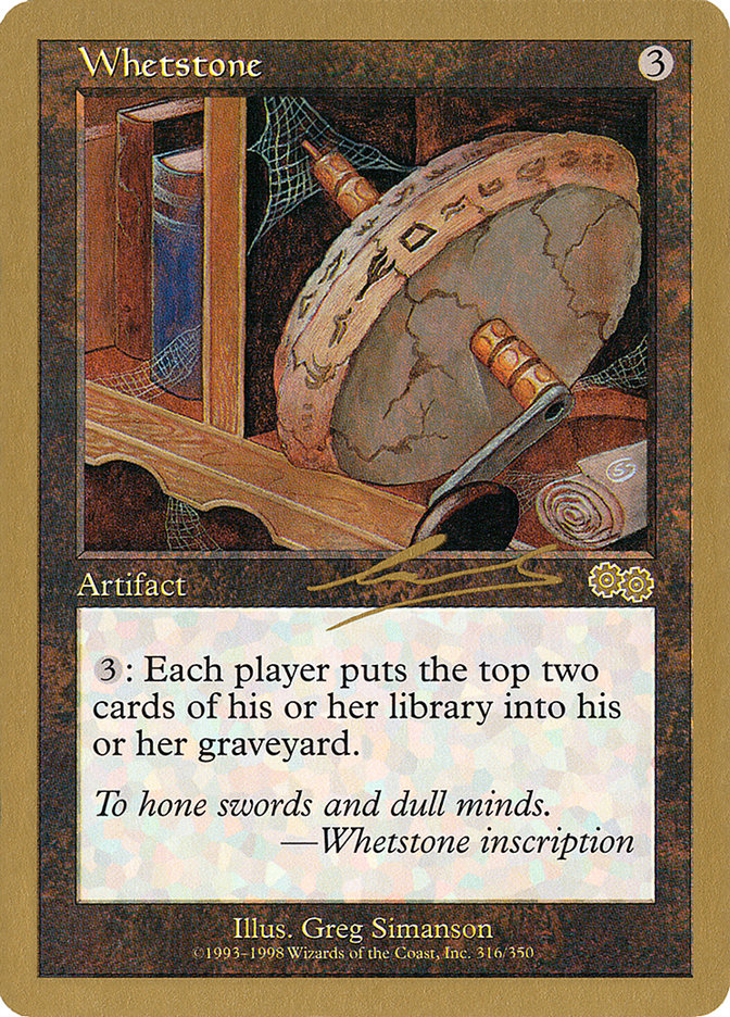 Whetstone (Nicolas Labarre) [World Championship Decks 2000] - Magic: The Gathering - Card Brawlers | Quebec | Canada |