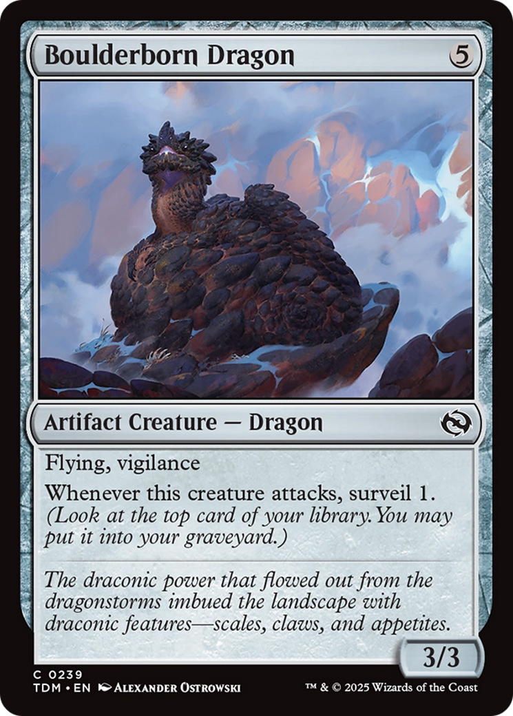 Boulderborn Dragon [Tarkir: Dragonstorm] - Magic: The Gathering - Card Brawlers | Quebec | Canada |