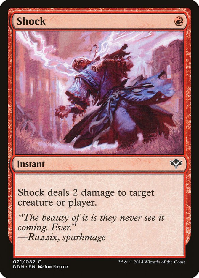 Shock [Duel Decks: Speed vs. Cunning] - Magic: The Gathering - Card Brawlers | Quebec | Canada |