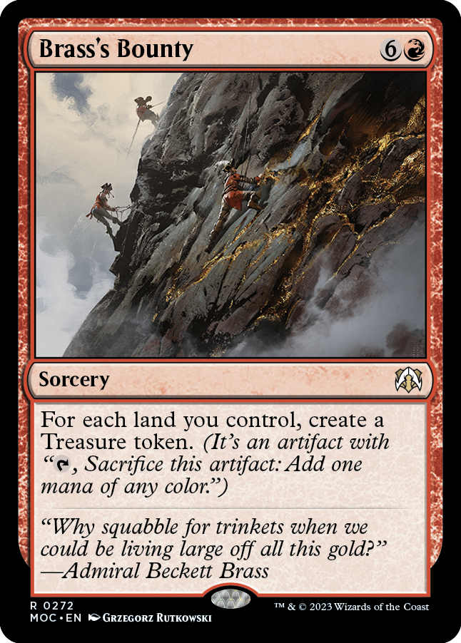 Brass's Bounty [March of the Machine Commander] - Magic: The Gathering - Card Brawlers | Quebec | Canada |
