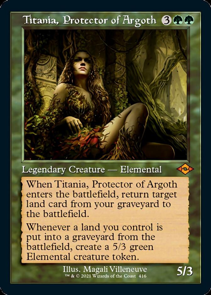 Titania, Protector of Argoth (Retro Foil Etched) [Modern Horizons 2] - Magic: The Gathering - Card Brawlers | Quebec | Canada |