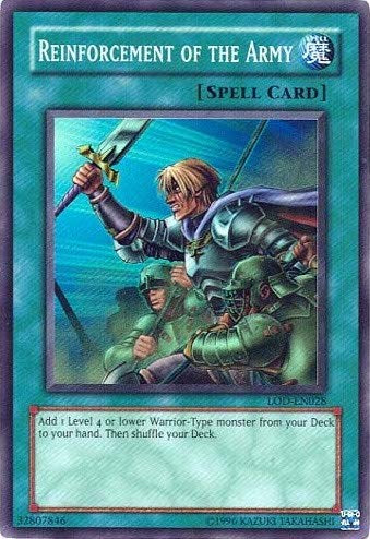Reinforcement of the Army [LOD-EN028] Super Rare - Yu-Gi-Oh! - Card Brawlers | Quebec | Canada |