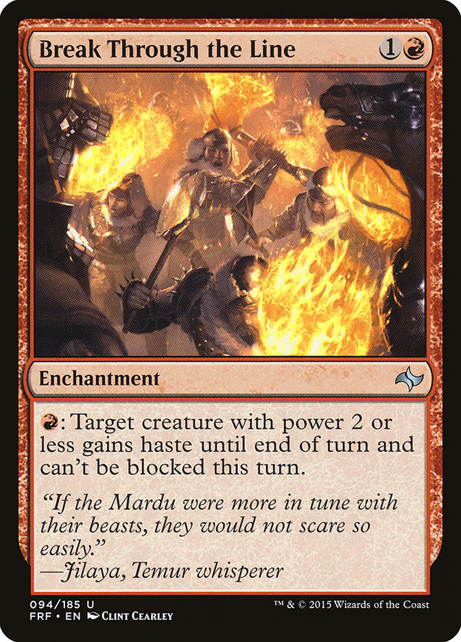 Break Through the Line [Fate Reforged] - Magic: The Gathering - Card Brawlers | Quebec | Canada |