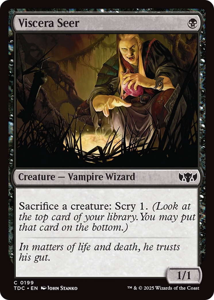 Viscera Seer [Tarkir: Dragonstorm Commander] - Magic: The Gathering - Card Brawlers | Quebec | Canada |