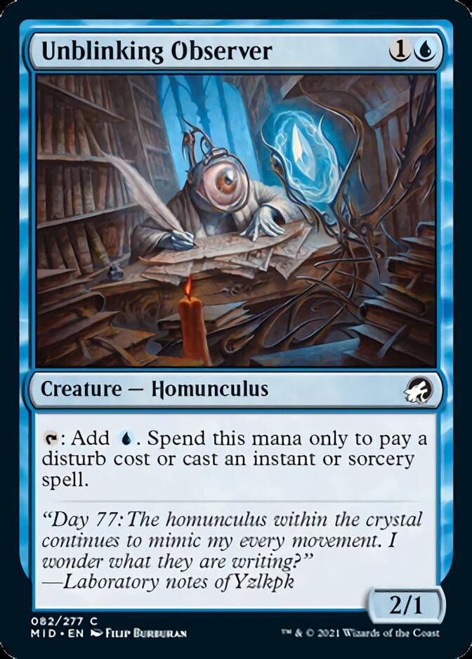Unblinking Observer [Innistrad: Midnight Hunt] - Magic: The Gathering - Card Brawlers | Quebec | Canada |