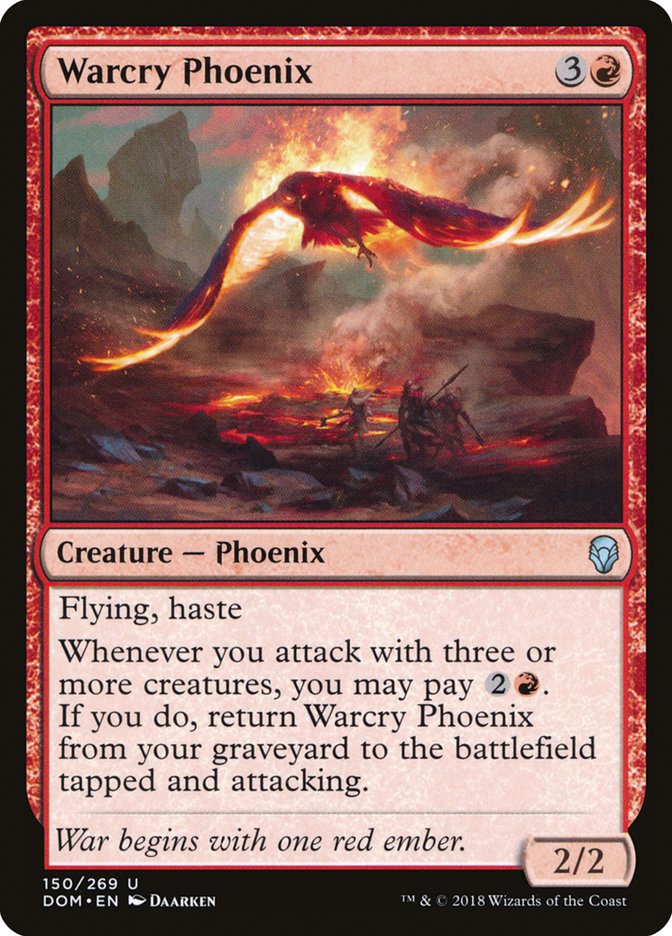 Warcry Phoenix [Dominaria] - Magic: The Gathering - Card Brawlers | Quebec | Canada |