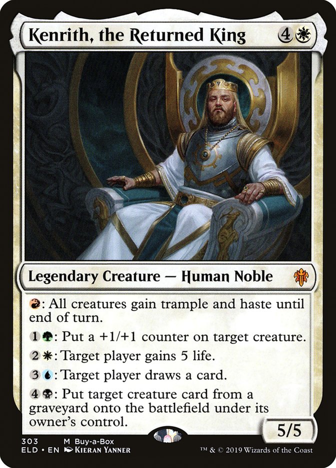 Kenrith, the Returned King (Buy-A-Box) [Throne of Eldraine Promos] - Magic: The Gathering - Card Brawlers | Quebec | Canada |