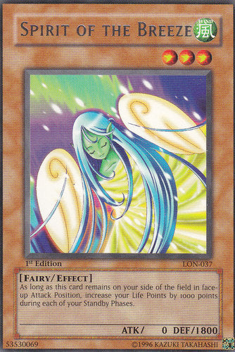 Spirit of the Breeze [LON-037] Rare - Yu-Gi-Oh! - Card Brawlers | Quebec | Canada |