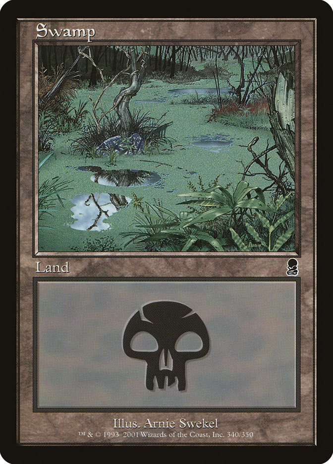 Swamp (340) [Odyssey] - Magic: The Gathering - Card Brawlers | Quebec | Canada |
