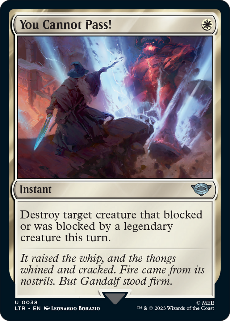 You Cannot Pass! [The Lord of the Rings: Tales of Middle-Earth] - Magic: The Gathering - Card Brawlers | Quebec | Canada |