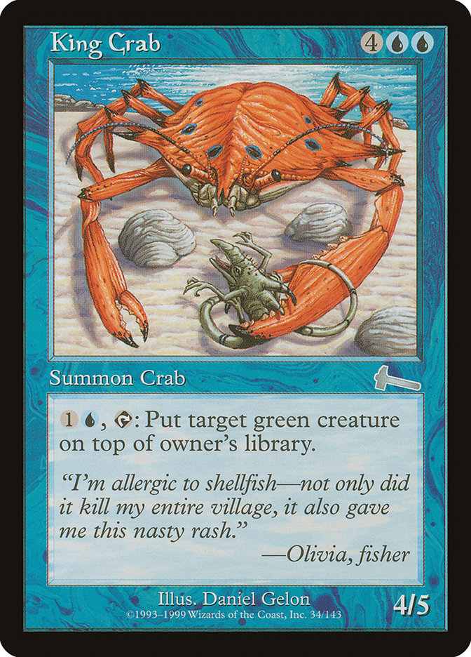 King Crab [Urza's Legacy] - Magic: The Gathering - Card Brawlers | Quebec | Canada |