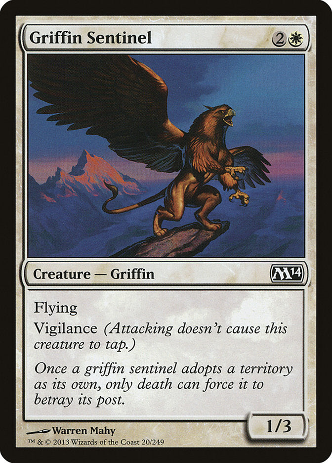 Griffin Sentinel [Magic 2014] - Magic: The Gathering - Card Brawlers | Quebec | Canada |