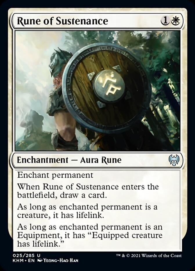 Rune of Sustenance [Kaldheim] - Magic: The Gathering - Card Brawlers | Quebec | Canada |