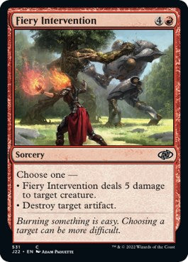 Fiery Intervention [Jumpstart 2022] - Magic: The Gathering - Card Brawlers | Quebec | Canada |