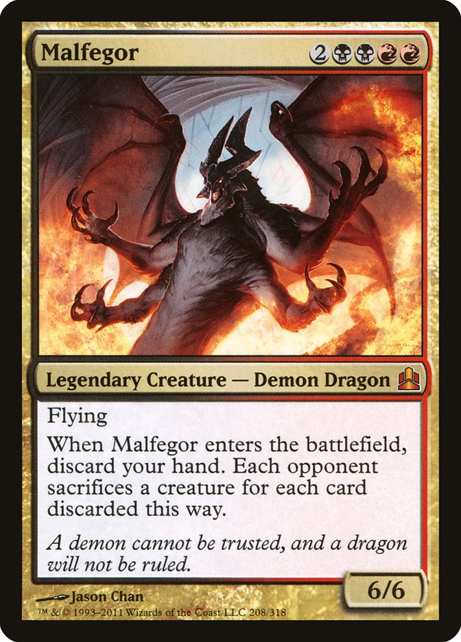 Malfegor [Commander 2011] - Magic: The Gathering - Card Brawlers | Quebec | Canada |