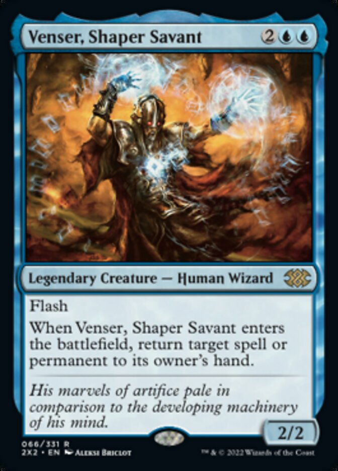 Venser, Shaper Savant [Double Masters 2022] - Magic: The Gathering - Card Brawlers | Quebec | Canada |