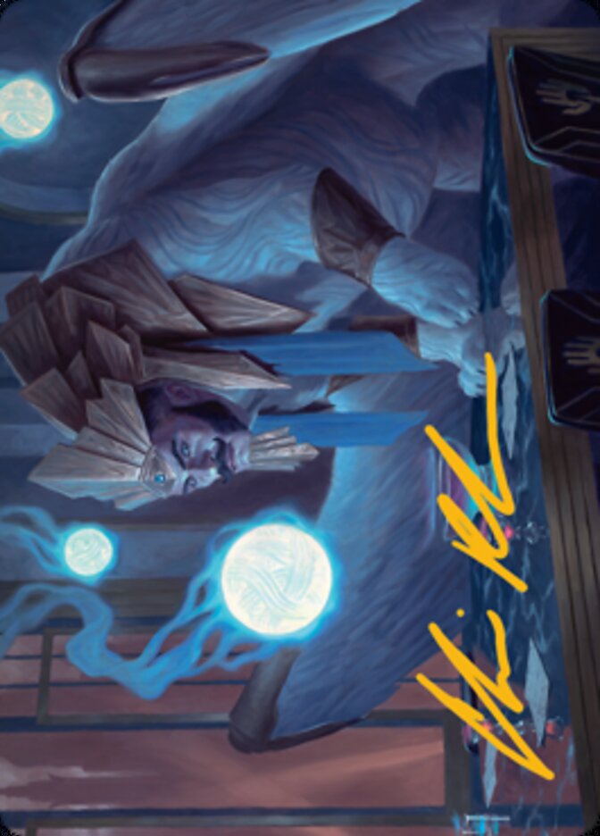 Tivit, Seller of Secrets Art Card (Gold-Stamped Signature) [Streets of New Capenna Art Series] - Magic: The Gathering - Card Brawlers | Quebec | Canada |