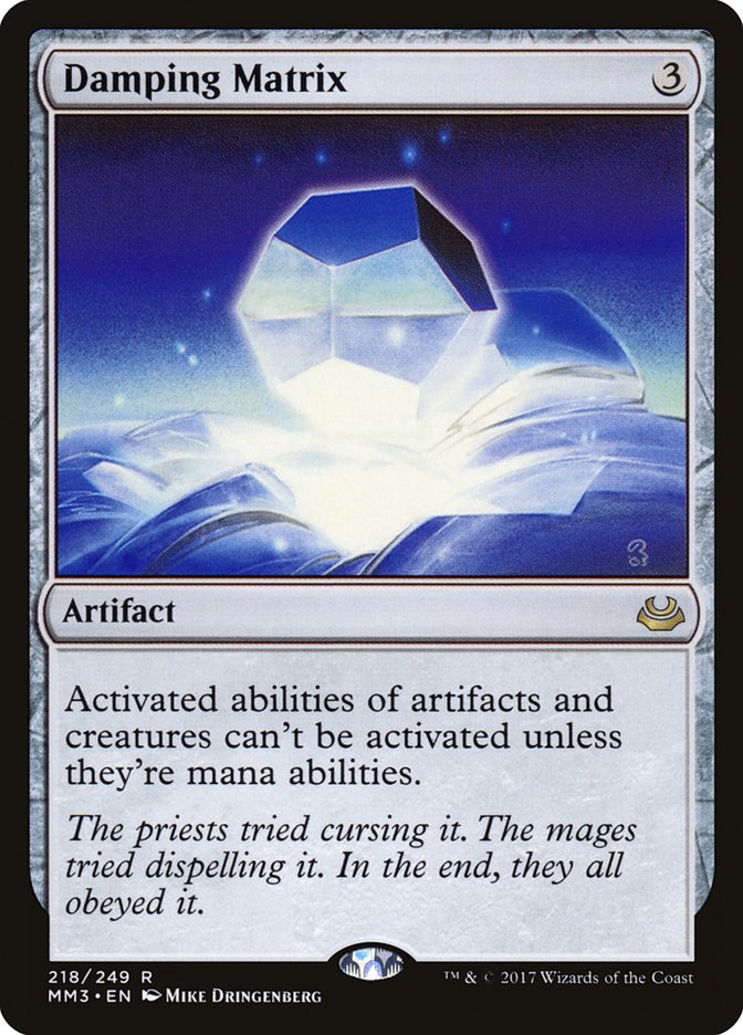 Damping Matrix [Modern Masters 2017] - Magic: The Gathering - Card Brawlers | Quebec | Canada |