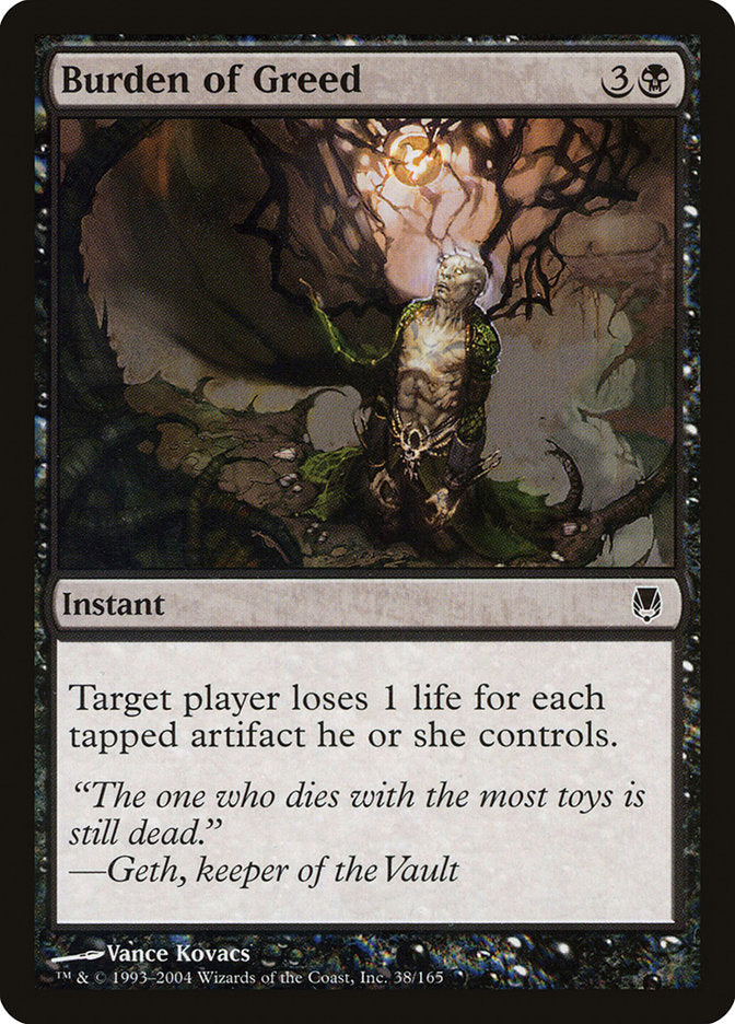 Burden of Greed [Darksteel] - Magic: The Gathering - Card Brawlers | Quebec | Canada |