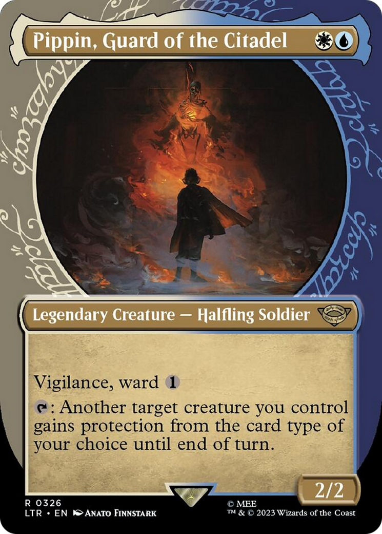 Pippin, Guard of the Citadel (Showcase Ring Frame) [The Lord of the Rings: Tales of Middle-Earth] - Magic: The Gathering - Card Brawlers | Quebec | Canada |