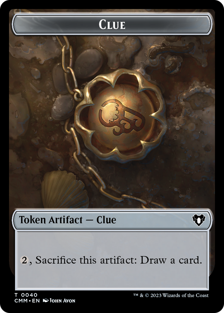 Clue // Construct (0041) Double-Sided Token [Commander Masters Tokens] - Magic: The Gathering - Card Brawlers | Quebec | Canada |