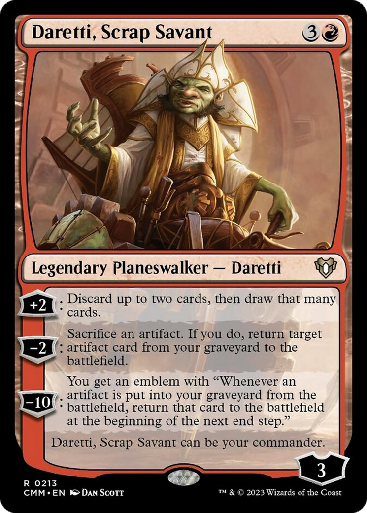 Daretti, Scrap Savant [Commander Masters] - Magic: The Gathering - Card Brawlers | Quebec | Canada |
