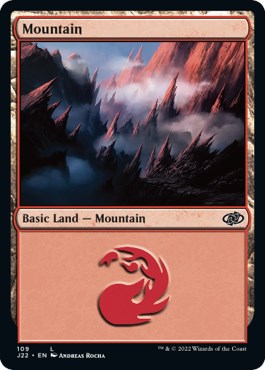 Mountain (109) [Jumpstart 2022] - Magic: The Gathering - Card Brawlers | Quebec | Canada |